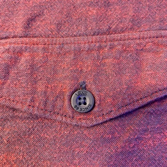 Vans of the Wall Skater 100% cotton short Large Crimson - Picture 10 of 12